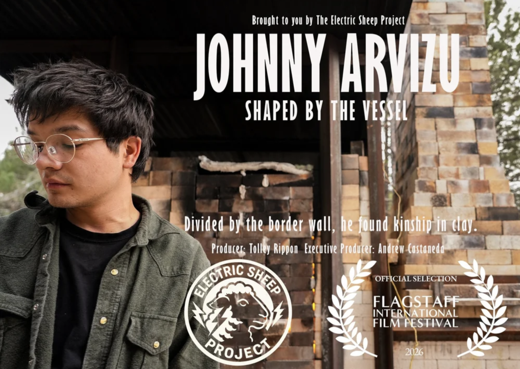 Johnny Arvizu: Shaped by the Vessel — film poster, Flagstaff International Film Festival 2026